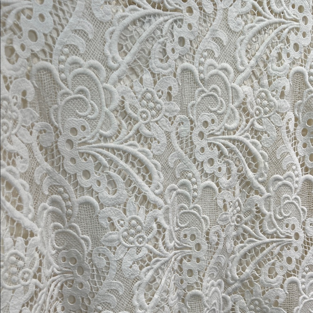 J. Jill Cream Lace Women's Blouse - Picture 8 of 11